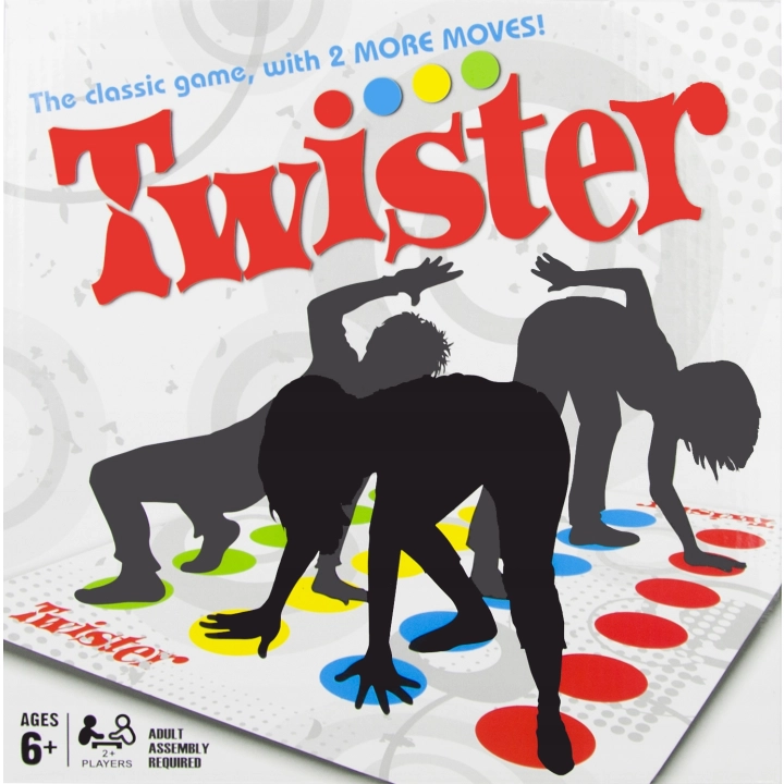 GRA TWISTER RODZINNA IMPREZOWA ZRĘCZNOŚCIOWA GRA RUCHOWA MATA