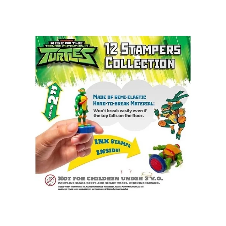 Nickelodion TMN Turtles stamps mix 1pack 6cm