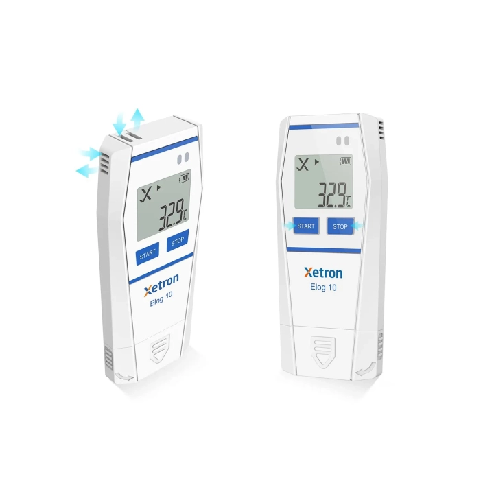 Rejestrator temperatury Xetron Elog10, -30°C do 70°C, 4 szt.