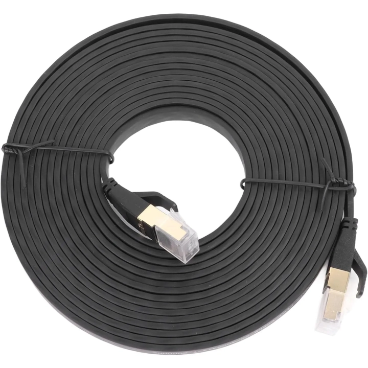 Kabel Ethernet Cat 8 o długości 5 m, Profesjonalny przewód internetowy 40 Gb/s