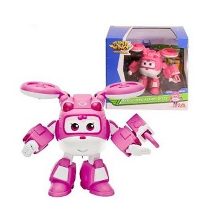 Super Wings samolot Articulated Action Dizzy 8cm