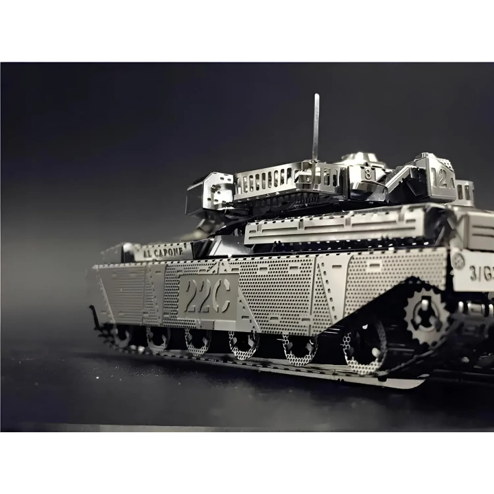 Czołg DIY 3D metalowy zestaw Chieftain MK50 1:100 model kolekcjonerski do składania prezent dla fana