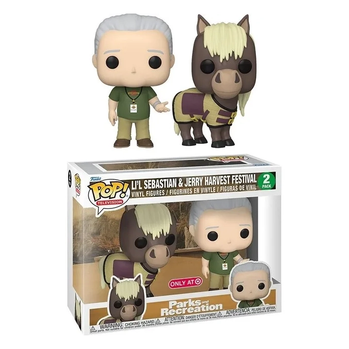 Funko POP! Parks & Recreation Jerry Lil Sebastian 2pak Specjal Edition