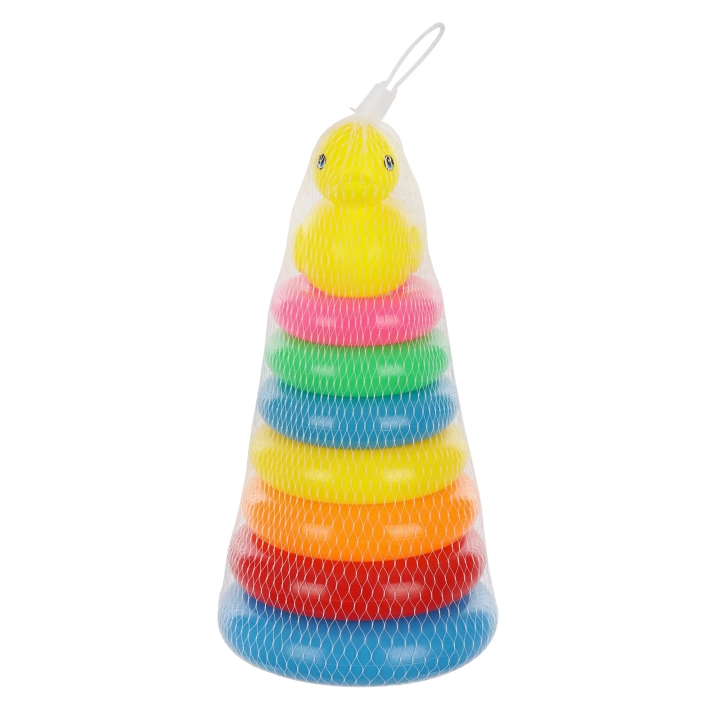 LT380 PIRAMIDA MONTESSORI KACZKA UKŁADANKA KÓŁEK