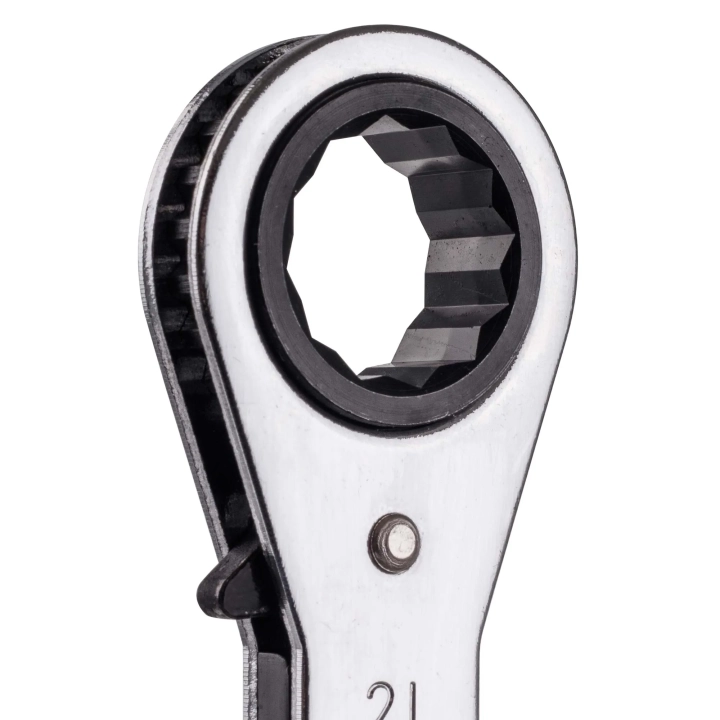 ZESTAW KLUCZY OCZKOWYCH Z GRZECHOTKĄ KLUCZE 6-21mm DWUSTRONNE 5szt