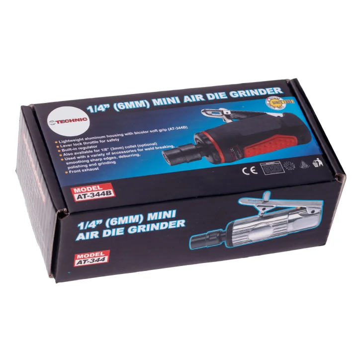 Metalowa Szlifierka Pneumatyczna Prosta Krótka Trzpieniowa 6mm 25000rpm