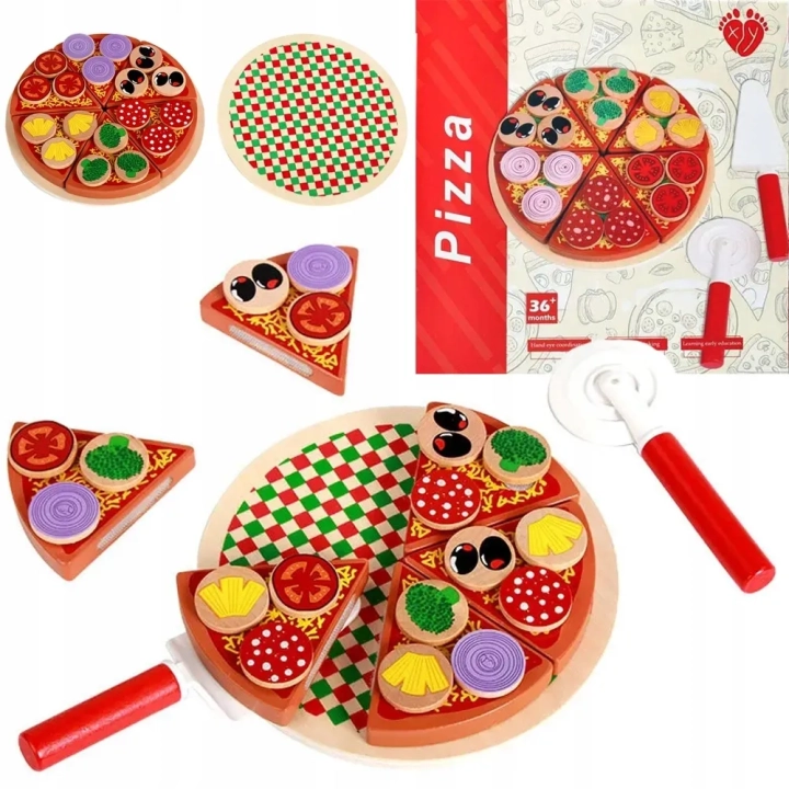 PIZZA NA RZEP DO KROJENIA DREWNIANA PIZZA WARZYWA NÓŻ DO PIZZY DESKA
