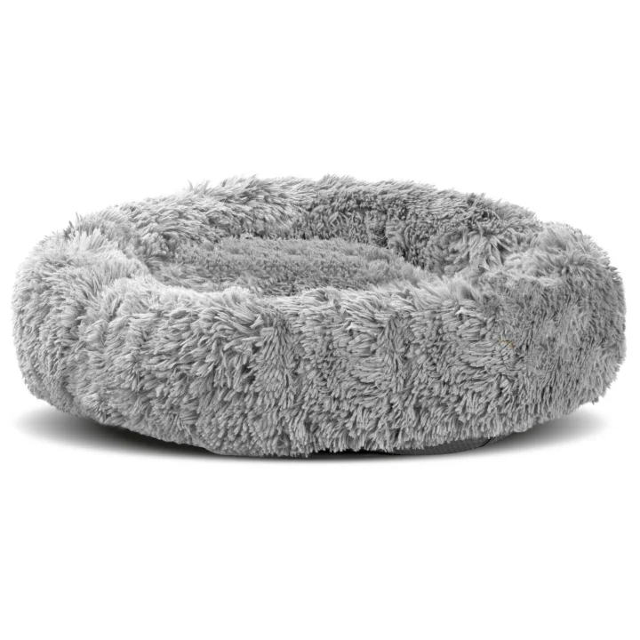 Legowisko shaggy 100cm jasnoszare