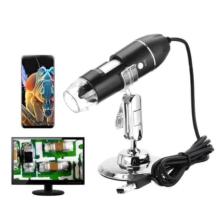Elektroniczny mikroskop USB z 1600x zoomem. Cyfrowy mikroskop USB