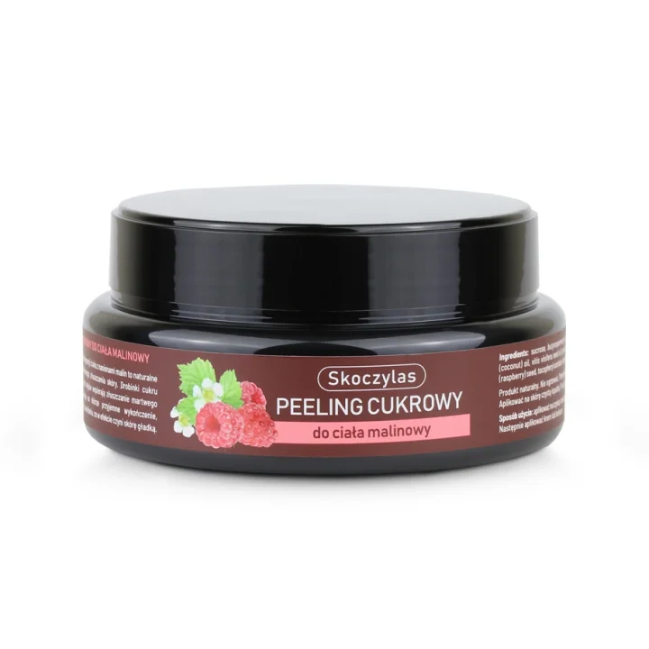 PEELING cukrowy do ciała malinowy - 200 ml