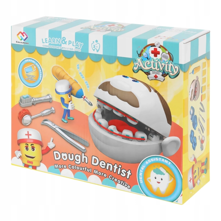 DENTYSTA MASA PLASTYCZNA ZESTAW CIASTOLINA 5 TUB