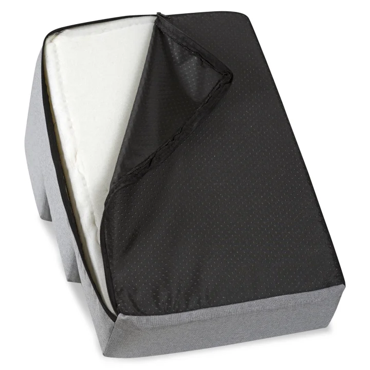 Schody 3 stopniowe rozbieralne, antyslip 45x30x30 cm len szary