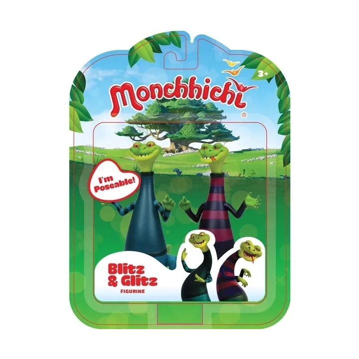 MONCHHICHI Blitz i Glitz figurki 2pak 10cm