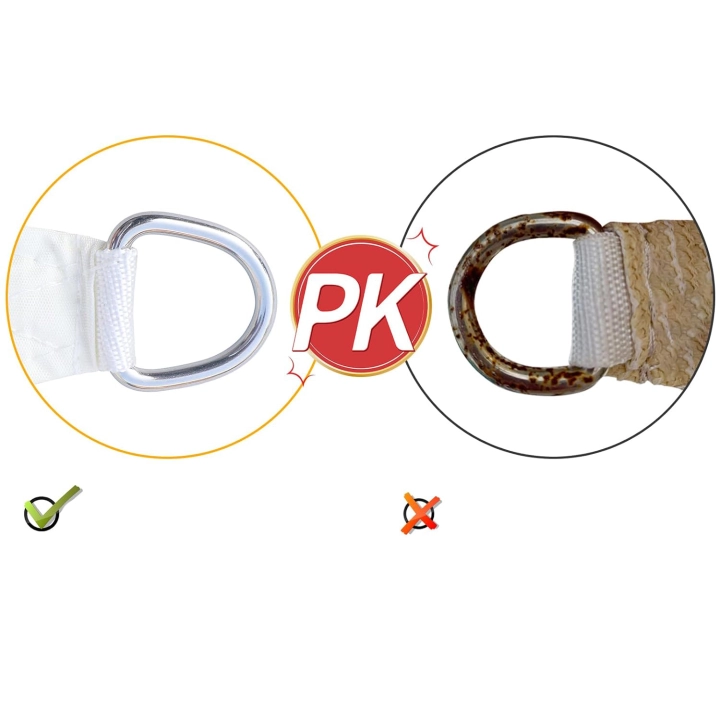 Żagiel przeciwsłoneczny wodoodporny AXT SHADE 2.5x4.5 m prostokątny piaskowy
