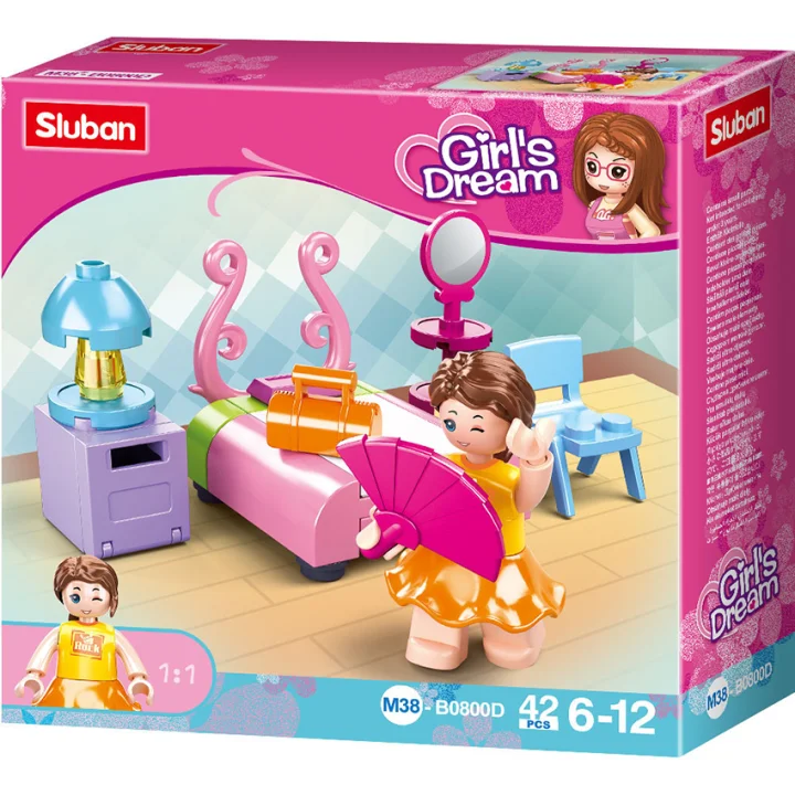 Klocki SLUBAN Sypialnia 42 el. M38-B0800D