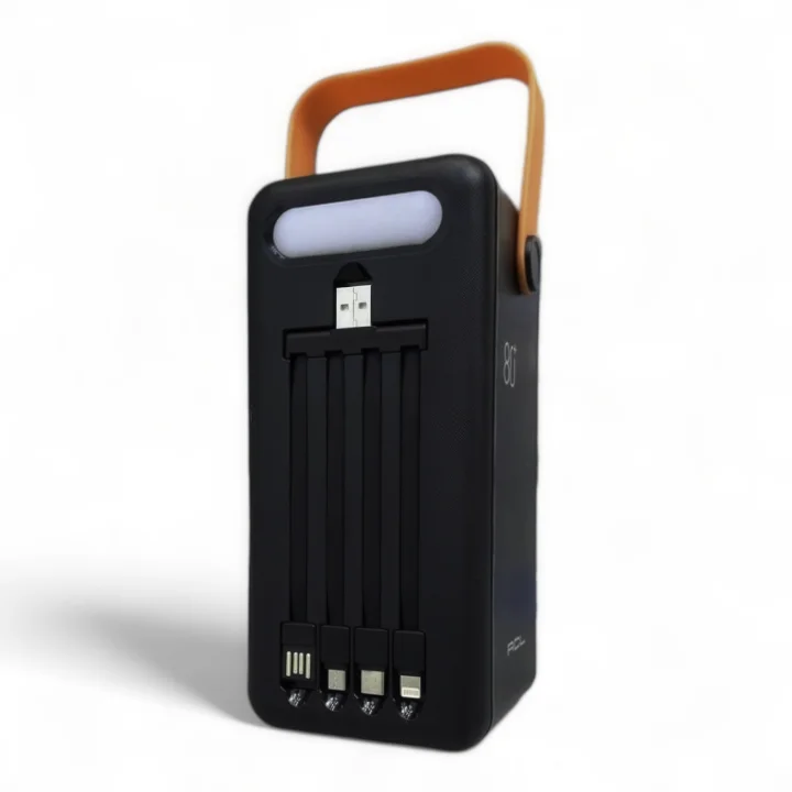 Powerbank ACL PW53 80000mAh solarny z latarką stacja ładowania podróże