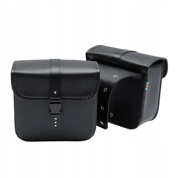 Torba motocyklowa 24х26х11 cm Czarna duża 2 szt wodoodporna sakwa boczna na motor lub skuter