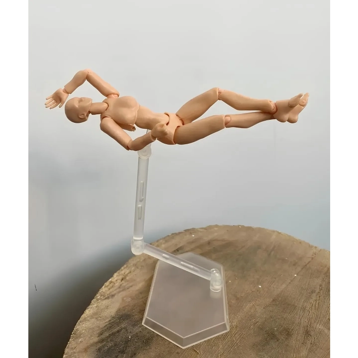 Zestaw ruchomych modeli figurek manekinów 2 szt figurki do rysunku szkicowania pozowania arty model