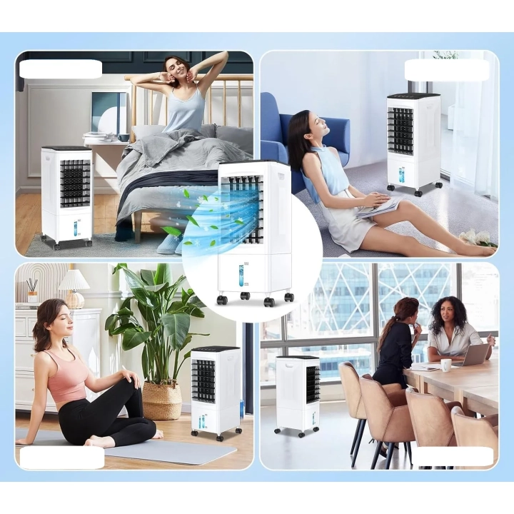 Klimatyzator przenośny 4w1 6L Eysddifr BW-102Y chłodzenie i nawilżanie