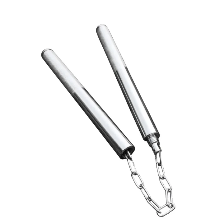 Nunchaku ze stali nierdzewnej, składane 55 cm treningowe nunchaku sztuki walki