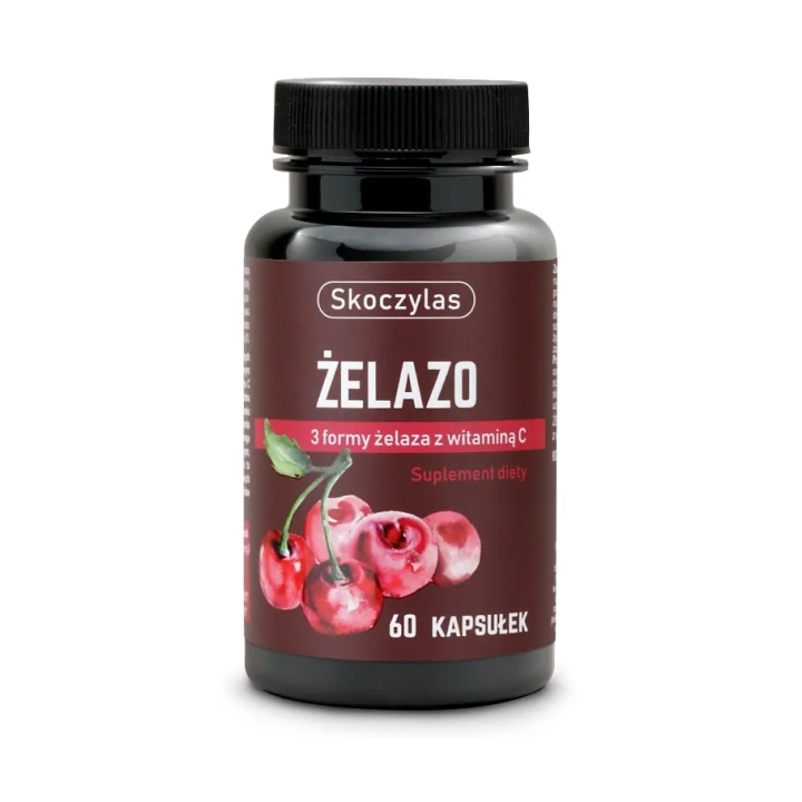 ŻELAZO 3 formy, wiśnia, witamina C