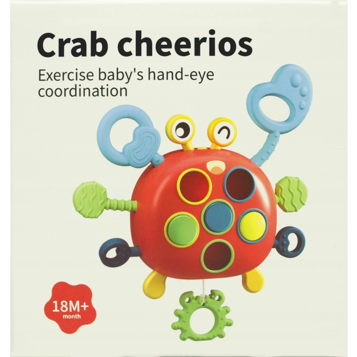 GRYZAK KRAB SENSORYCZNA ZABAWKA RUCHOME ELEMENTY