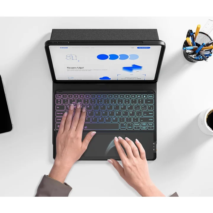 Klawiatura do iPad Pro 12.9 Earto YF001-BK-ES-B QWERTY hiszpańska