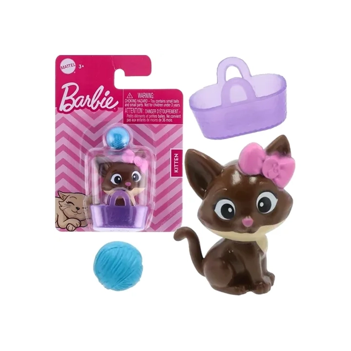 Mattel Barbie Mini Kotek w koszyku Kitten