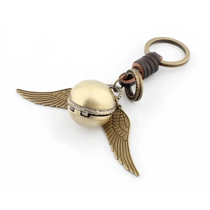 Brelok zegarek Harry Czarownik Snitch miniaturowy zegarek w formie Złotego Znicza dla fanów serii
