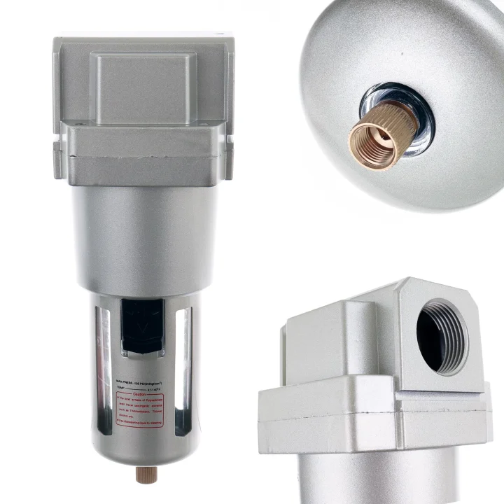 Filtr Instalacji Sprężonego Powietrza Odwadniacz Odolejacz Separator 1”20um