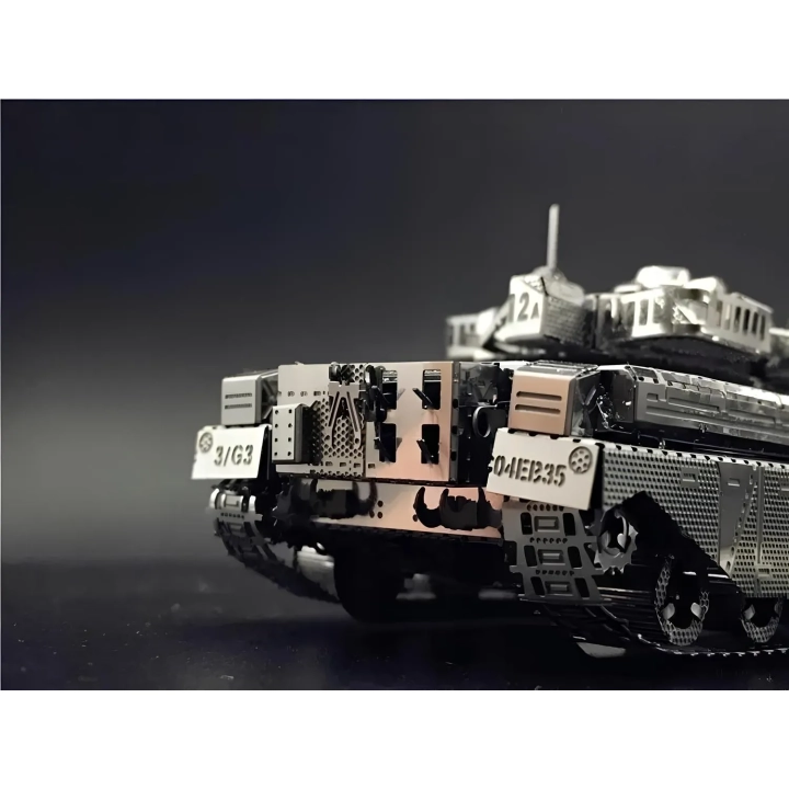 Czołg DIY 3D metalowy zestaw Chieftain MK50 1:100 model kolekcjonerski do składania prezent dla fana
