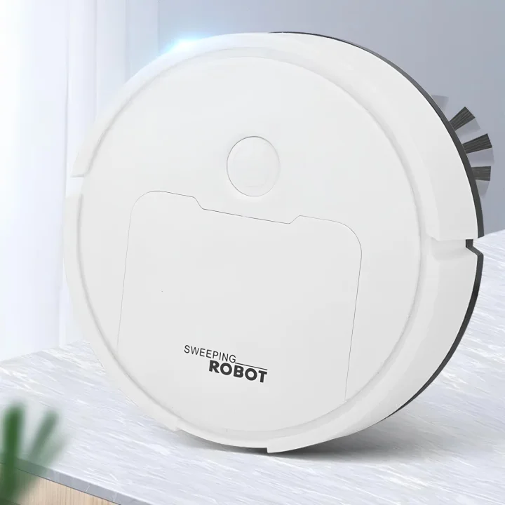 Robot sprzątający mini biały 400 mAh 3,7 V automatyczny odkurzacz do codziennego zbierania kurzu na małych powierzchniach