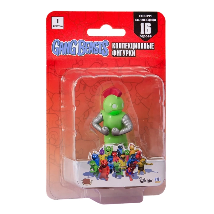 P.M.I. Gang Beasts series 1 Super Green 7cm