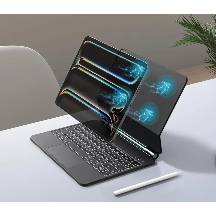 Etui z klawiaturą Earto M01-A11-BK-DE-B , do iPad Pro 11 M4 2024, czarne