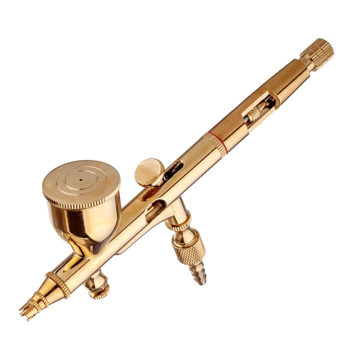 Aerograf Modelarski Precyzyjny GOLD z Dyszą 0,2mm Double Action