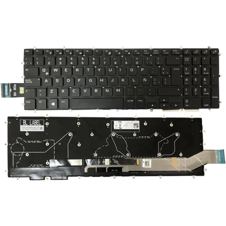 Klawiatura do DELL Alienware m17/m15 podświetlana Zahara hiszpańska