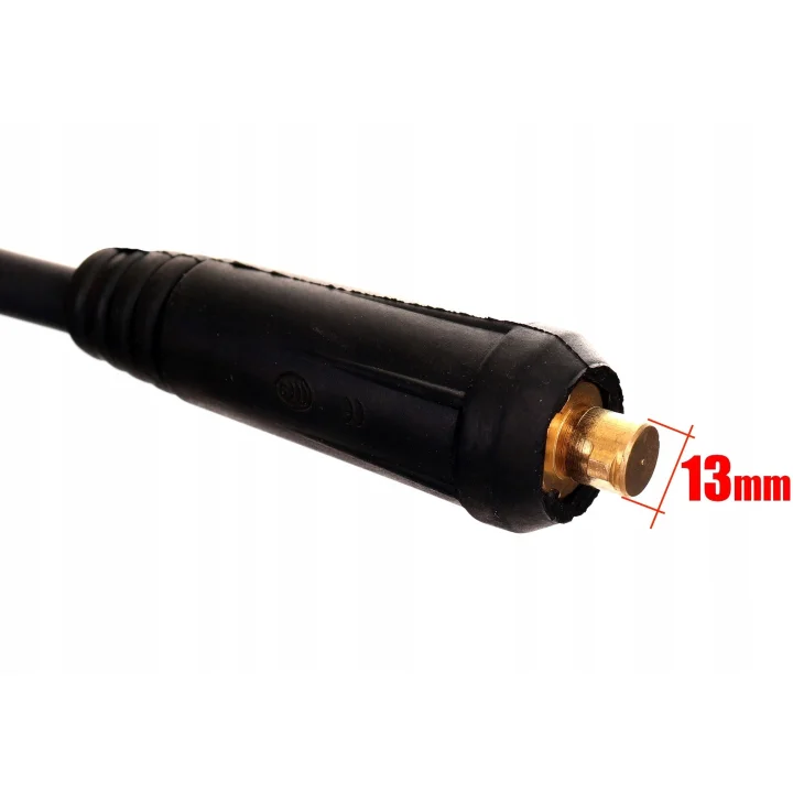 Przewód Kabel Uchwyt Spawalniczy elektrodowy elektrody 200A 7m wtyk 13mm