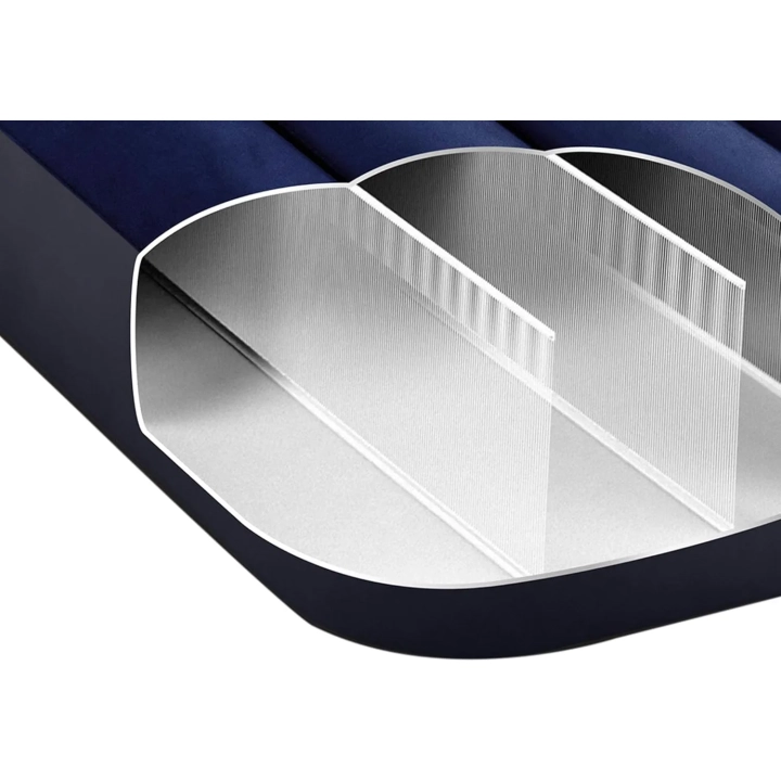 Materac dmuchany Intex Classic Downy Twin Dura Beam 191×99×25cm niebieski