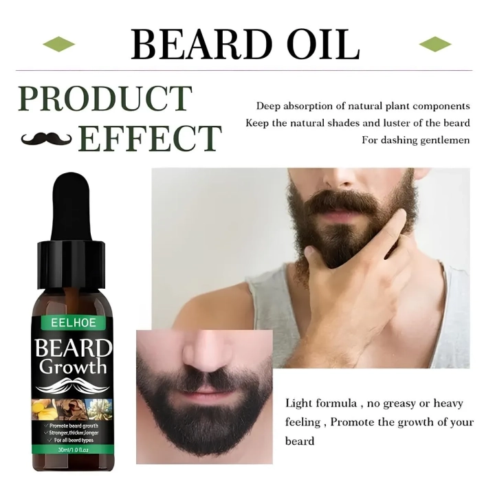 Olejek na porost brody Węgorz 30ml Olejek do brody naturalny wzmacniacz zarostu
