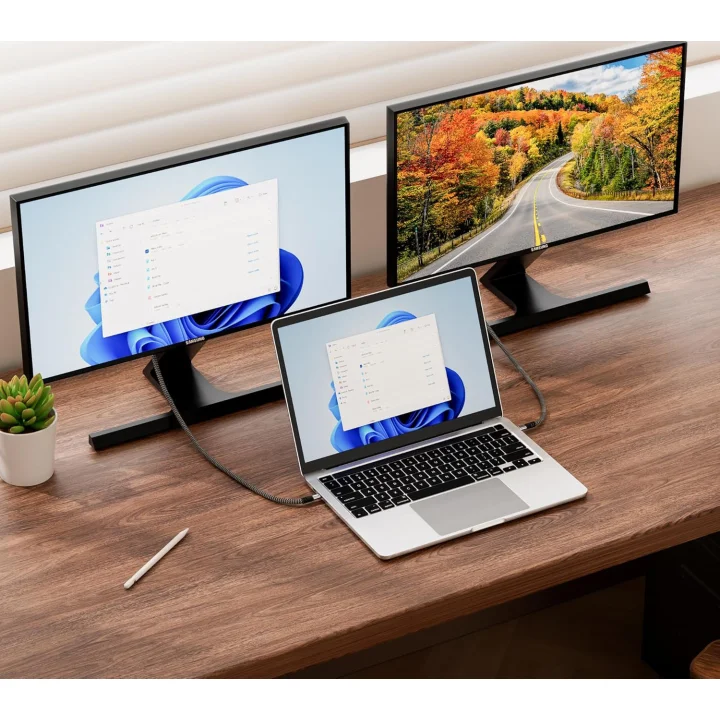 Kabel Mygatti USB-C do HDMI 10m 4K UHD z adapterem 90/270°
