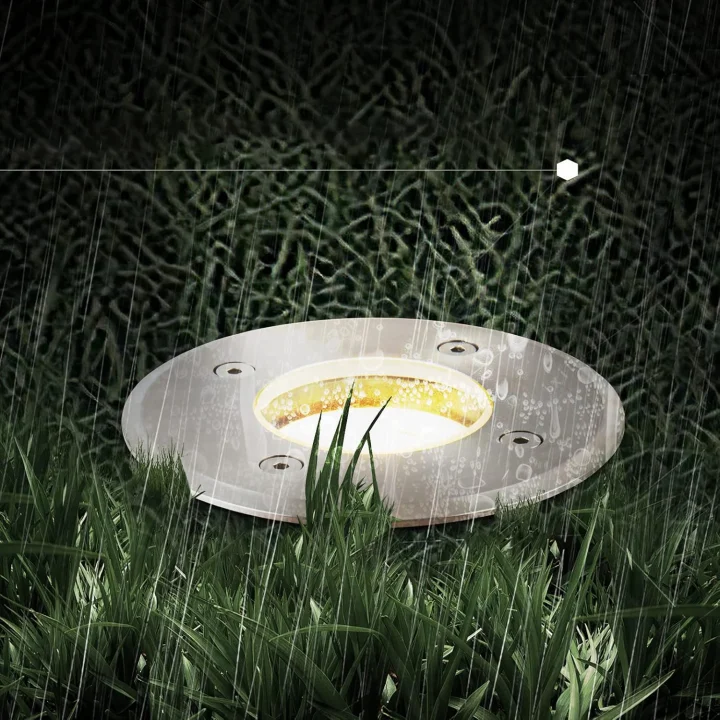 Reflektor ogrodowy URing IP67 LED GU10 230V, okrągły 11x12cm POWYSTAWOWY