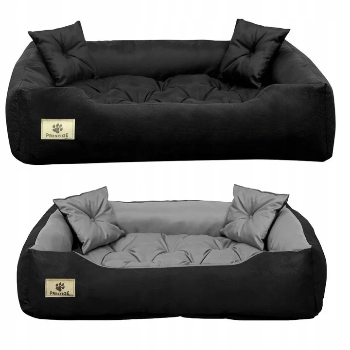 Legowisko dla psa kojec PRESTIGE 75x65 cm wodoodporne szare