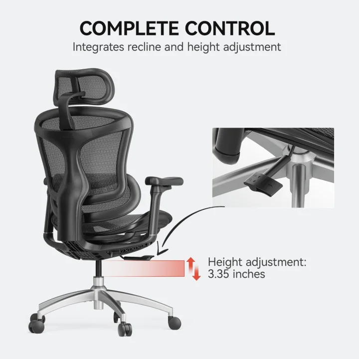 SIHOO Doro C300 ergonomiczne krzesło biurowe czarne