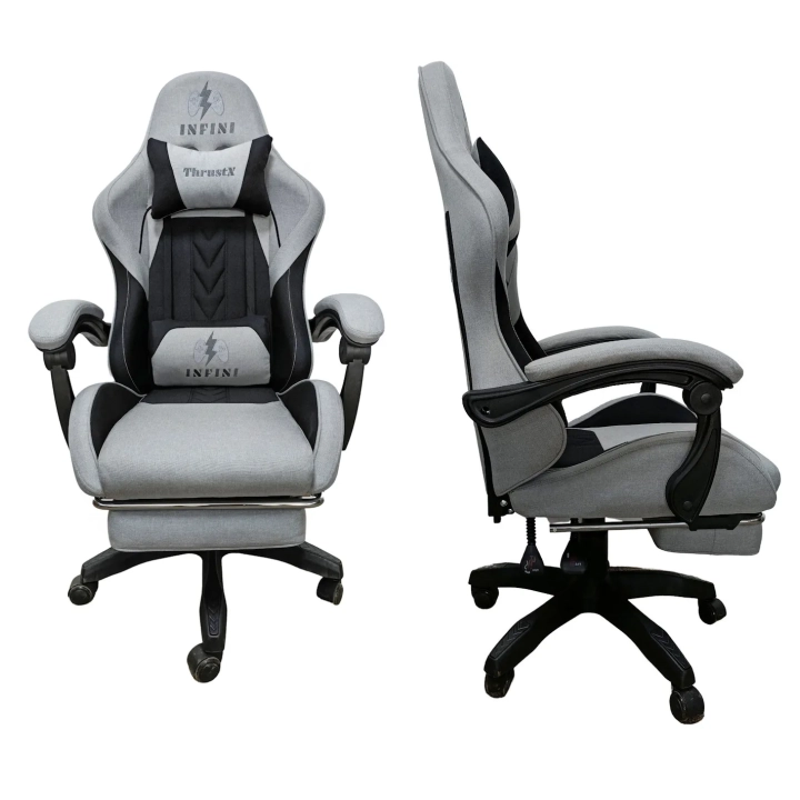 Fotel ThrustX Black/Light Gray