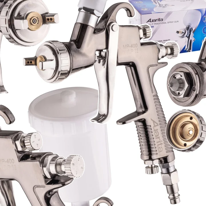 Pistolet Lakierniczy HVLP II Dysza 1,4mm do Malowania AUARITA 1,5-3 bar