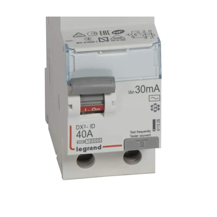 Wyłącznik różnicowy Legrand 411505 DX3-ID 2P 230V 40A AC 30mA 2 moduły