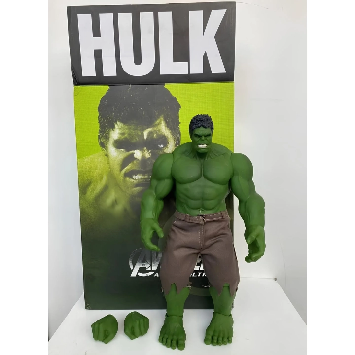 Duża figurka Hulk z uniwersum Avengers 42 cm realistyczna kolekcjonerska zabawka z ruchomymi elementami