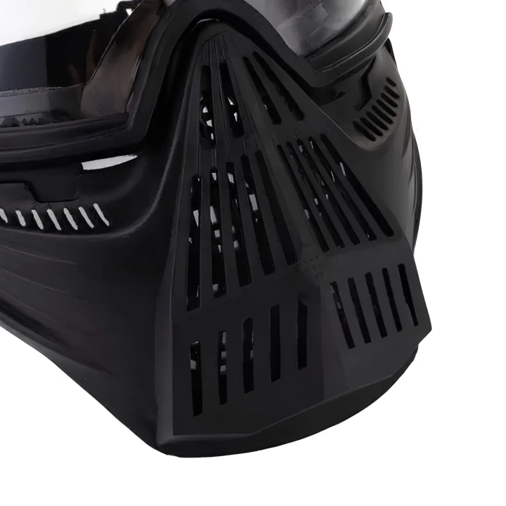 Kask paintball maska sportowa do paintballu ochrona twarzy z daszkiem i otworami wentylacyjnymi, odporny na uderzenia