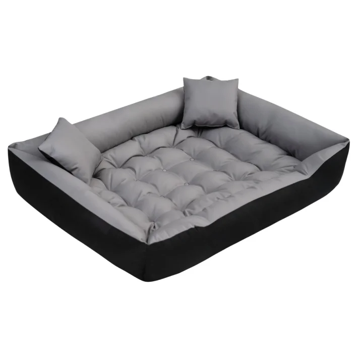 Legowisko dla psa kojec ECCO 100x75 cm wodoodporne szare