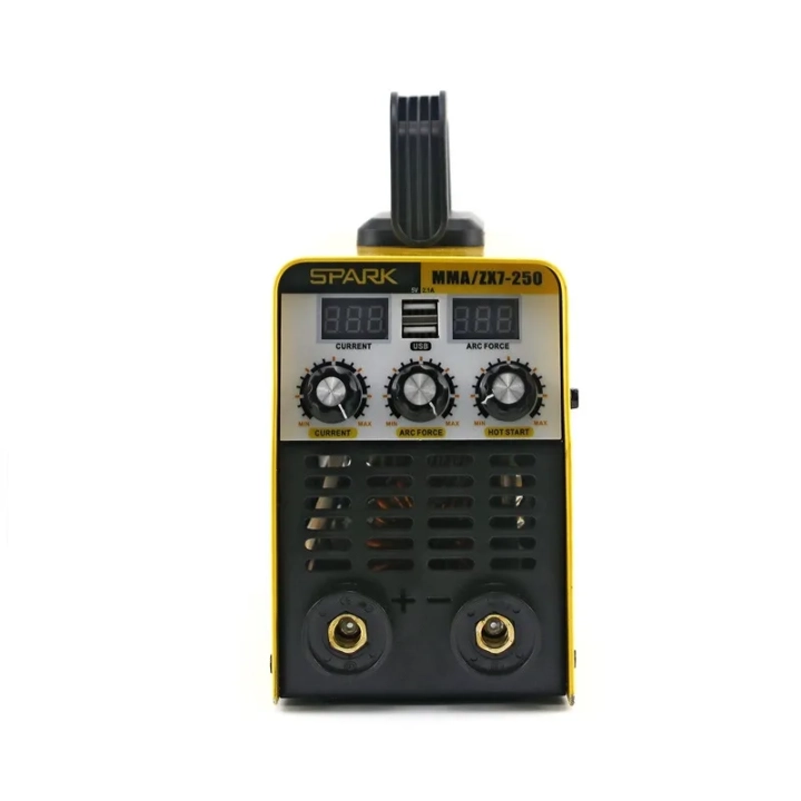 Spawarka domowa SPARK MMA-250 20-250A podwójny wyświetlacz USB